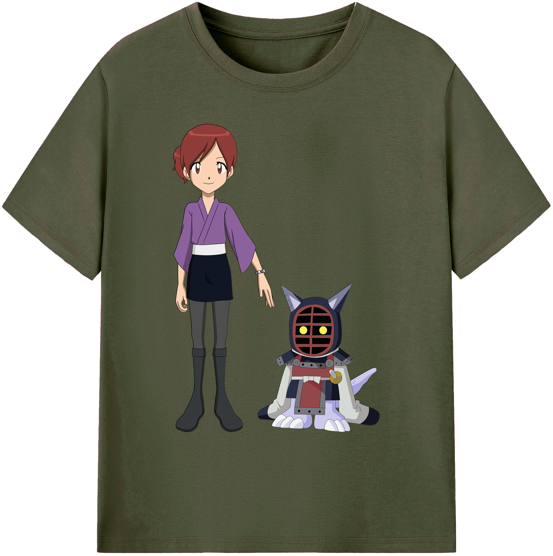 （画像用） Digimon デジタルモンスター/デジモン 綿100％ メンズ半袖Tシャツ｜肌触りやわらか＆通気性